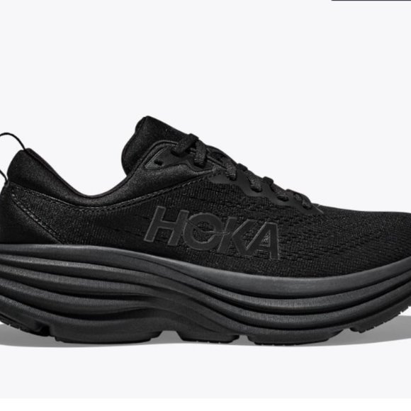 HOKA Other - HOKA Men's Bondi8 WIDE Running Shoes Sneaker 1127953 BLACK WIDE SIZES